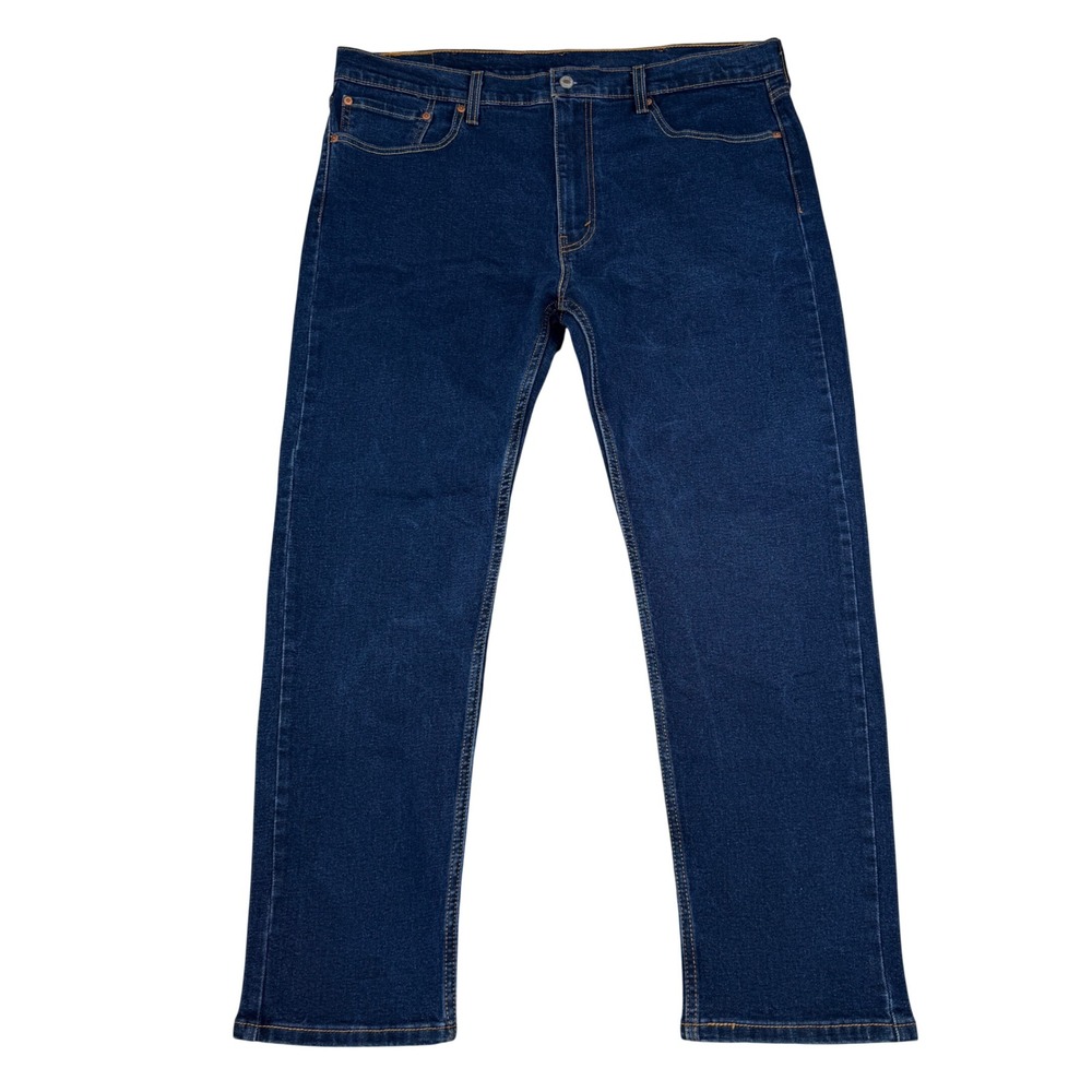 Levi's 502 Regular Taper Jeans Mens 38x30 Blue Dark Wash Stretch 29507-3197